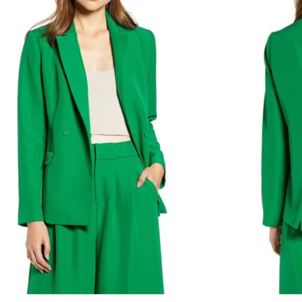 English Factory Tailored Double Breasted Blazer